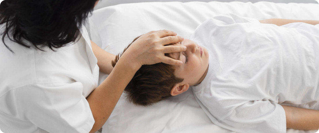 Unexplained fever, tiredness, easy bleeding